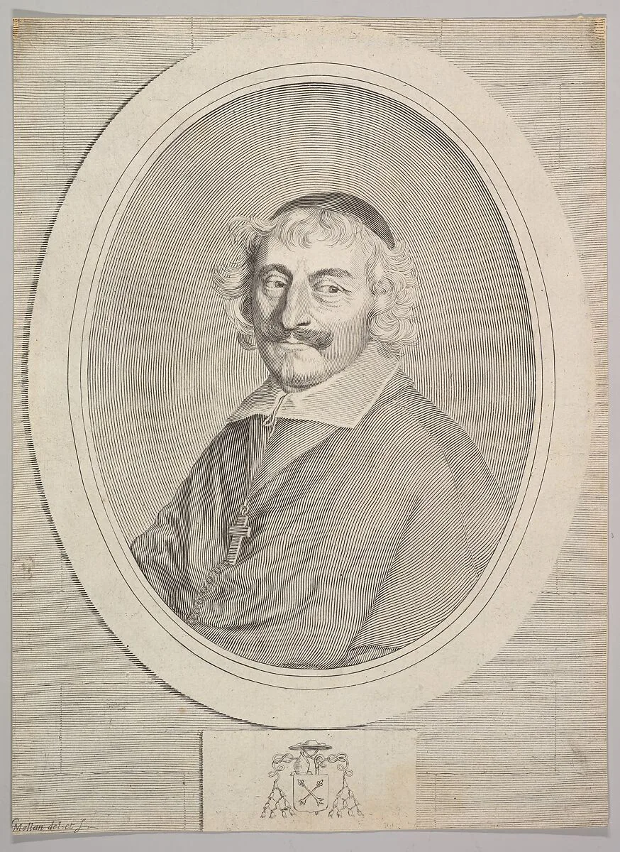 Alphonse III Delbène, Bishop of Orléans — Claude Mellan|Alphonse III Delbène