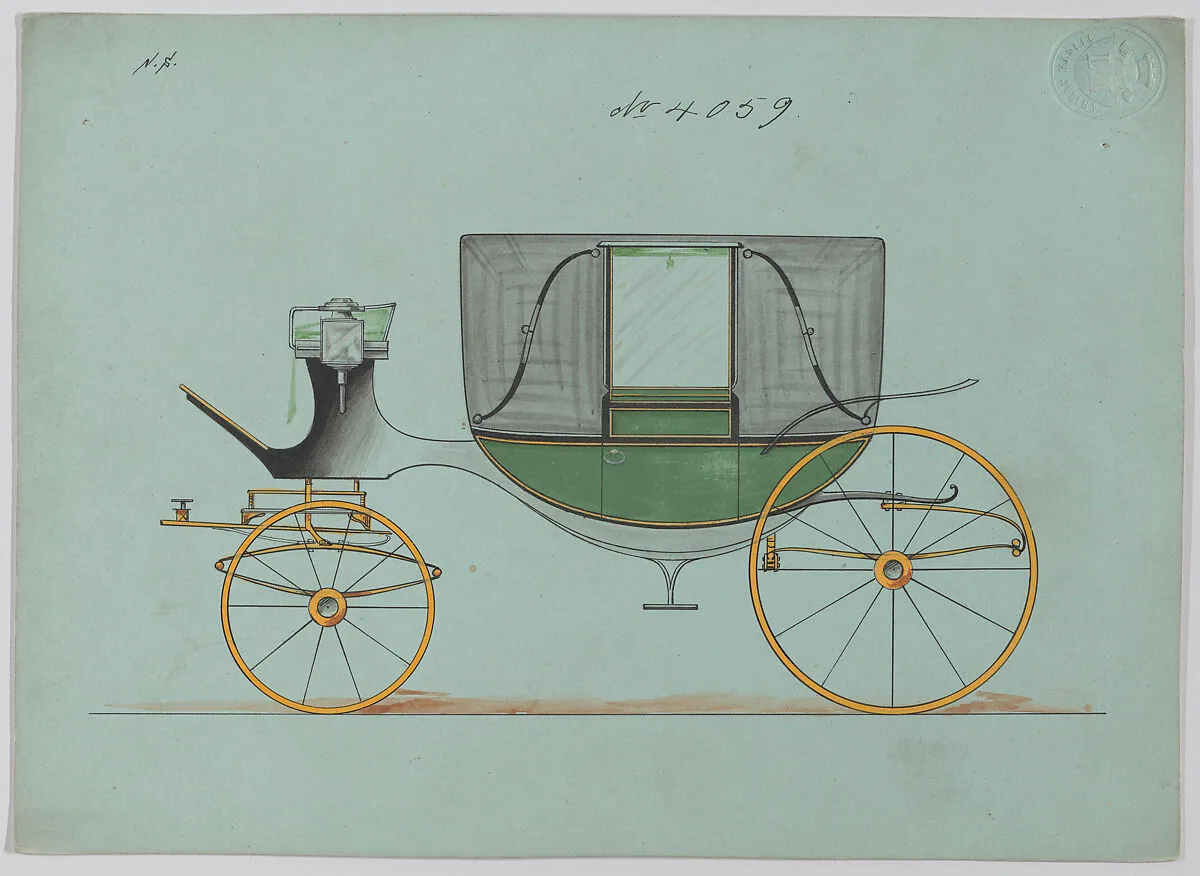 Design for Landau, No. 4059 — Brewster & Co.|Herman Stahmer