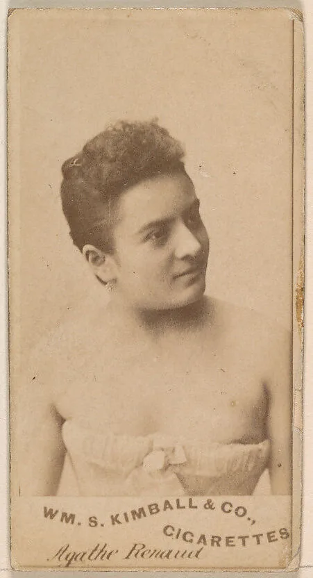 Agathe Renaud, from the Actresses series (N203) issued by Wm. S. Kimball & Co. — William S. Kimball & Company