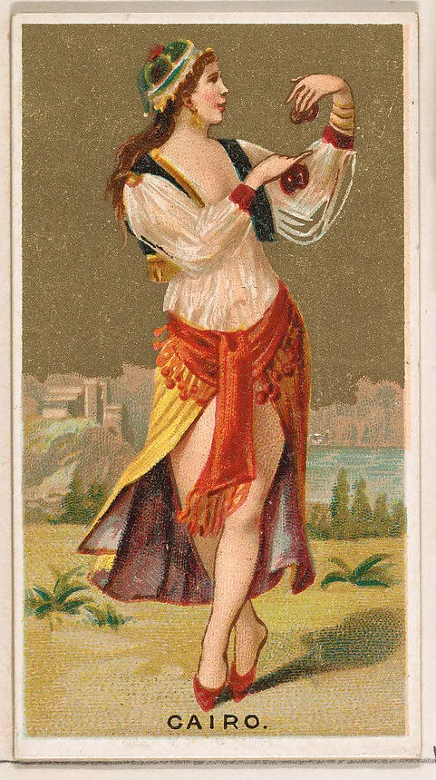 Cairo, from the Dancing Girls of the World series (N185) issued by Wm. S. Kimball & Co. — William S. Kimball & Company