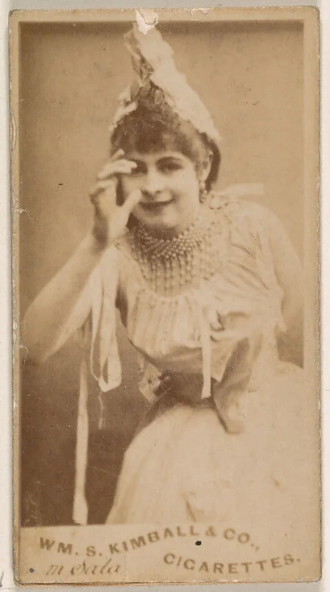 Miss Sala, from the Actresses series (N203) issued by Wm. S. Kimball & Co. — William S. Kimball & Company