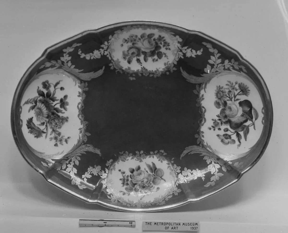 Fruit dish (Compotier ovale) (one of two) (part of a service) — Sèvres Manufactory|Jacques-François Micaud|Michel-Barnabé Chauvaux