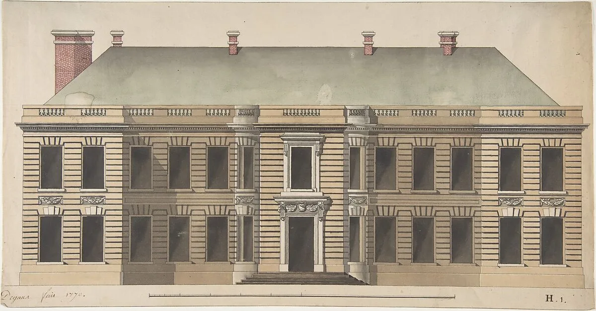 Elevation for a Palace Façade — Degana|Raux