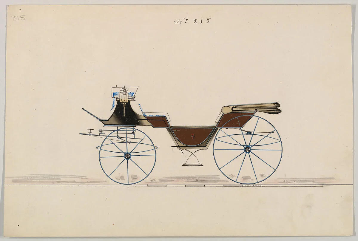 Design for Vis-à-vis, no. 815 — Brewster & Co.