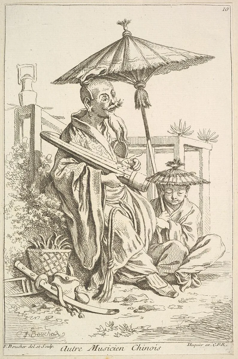 Another Chinese Musician — François Boucher|Chez Huquier