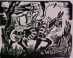 Trusty on a Mule, from ¦Hale Woodruff: Selections from the Atlanta Period 1931–1946¦ — Robert Blackburn Printmaking Workshop|Hale Woodruff
