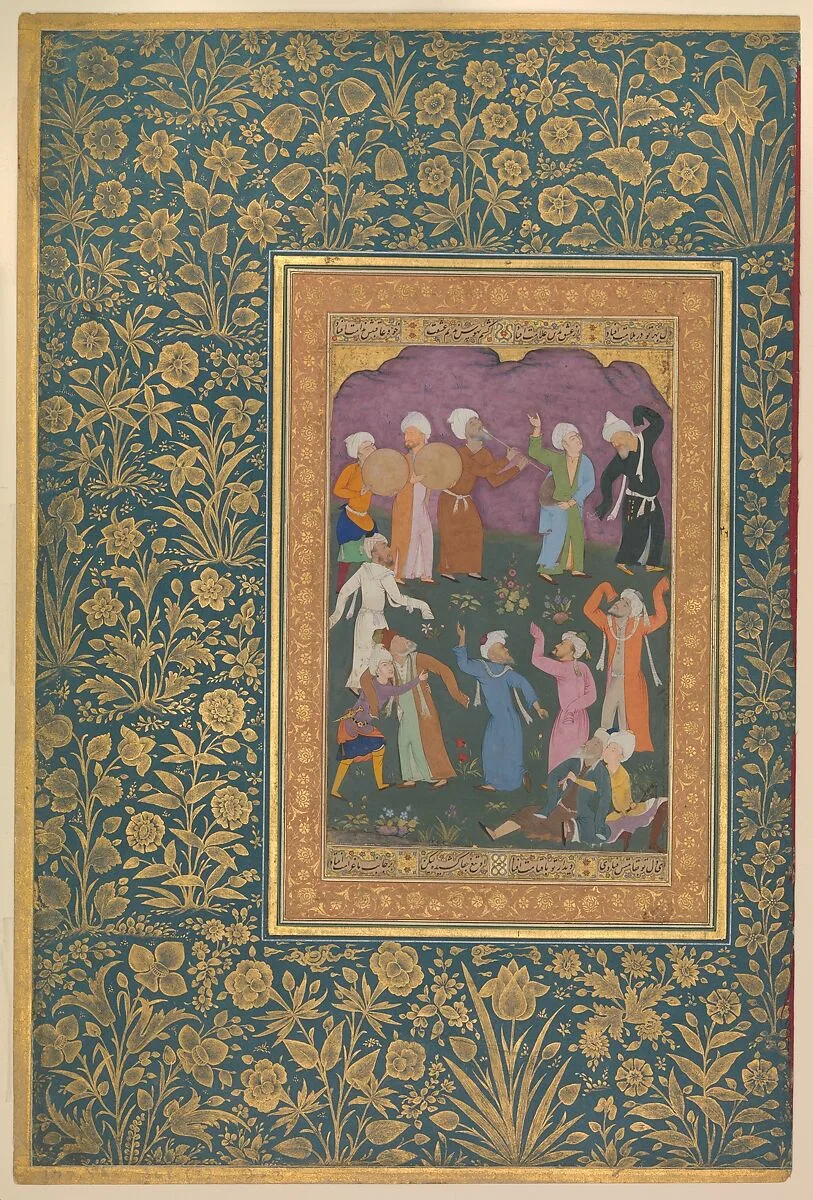 "Dancing Dervishes", Folio from the Shah Jahan Album — Mir 'Ali Haravi