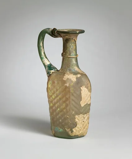 Glass hexagonal jug