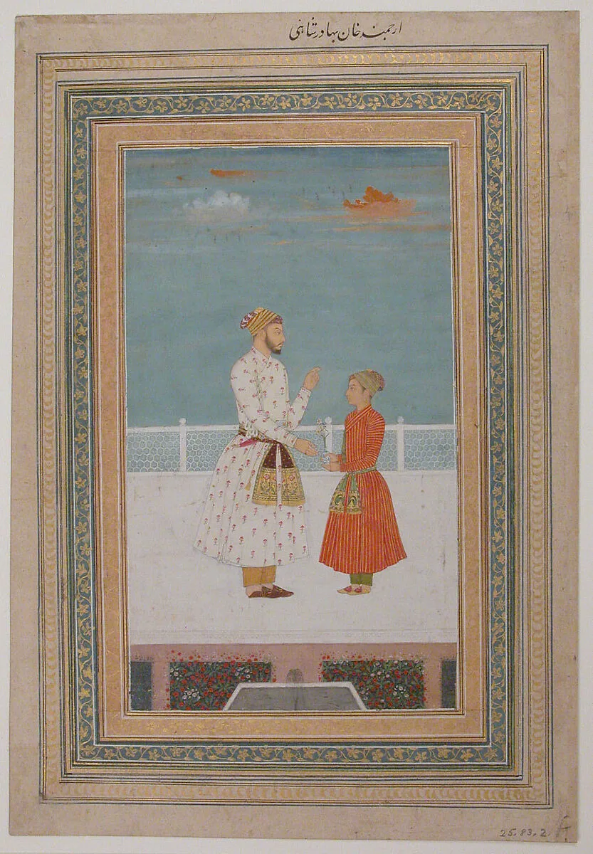 An Officer of Bahadur Shah and a Page — Unknown