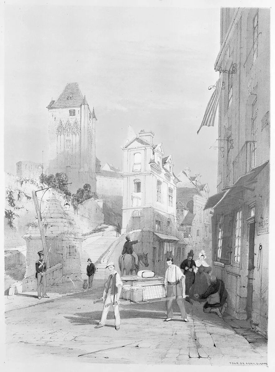 Tour de Remy, Dieppe — Charles Joseph Hullmandel|Thomas Shotter Boys|Thomas Boys