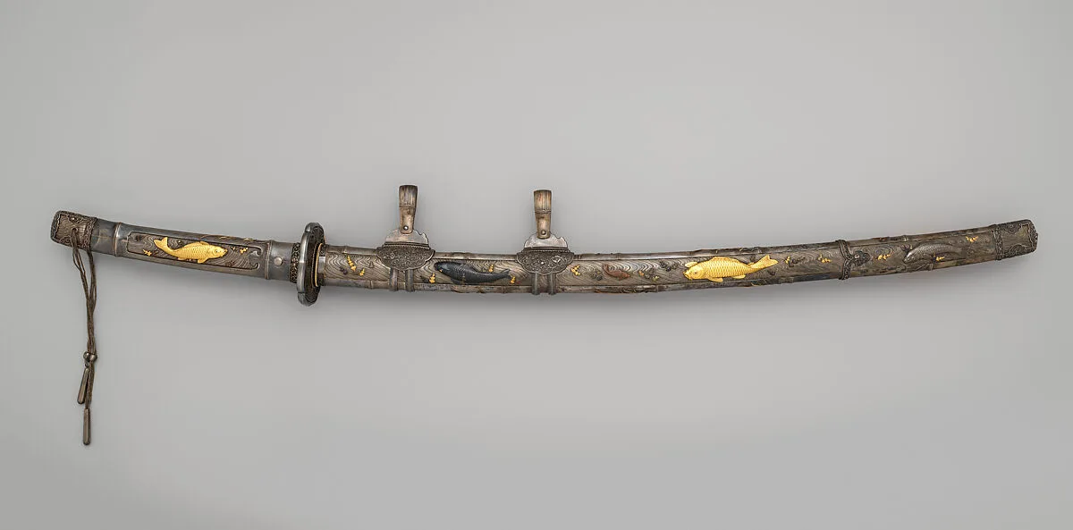Blade and Mounting for a Sword (Katana) — Unknown