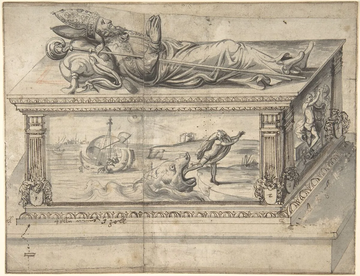 Tomb for a Bishop — Anonymous, German, 17th century