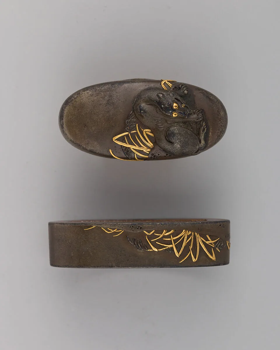 Sword-Hilt Collar and Pommel (Fuchigashira) — Unknown