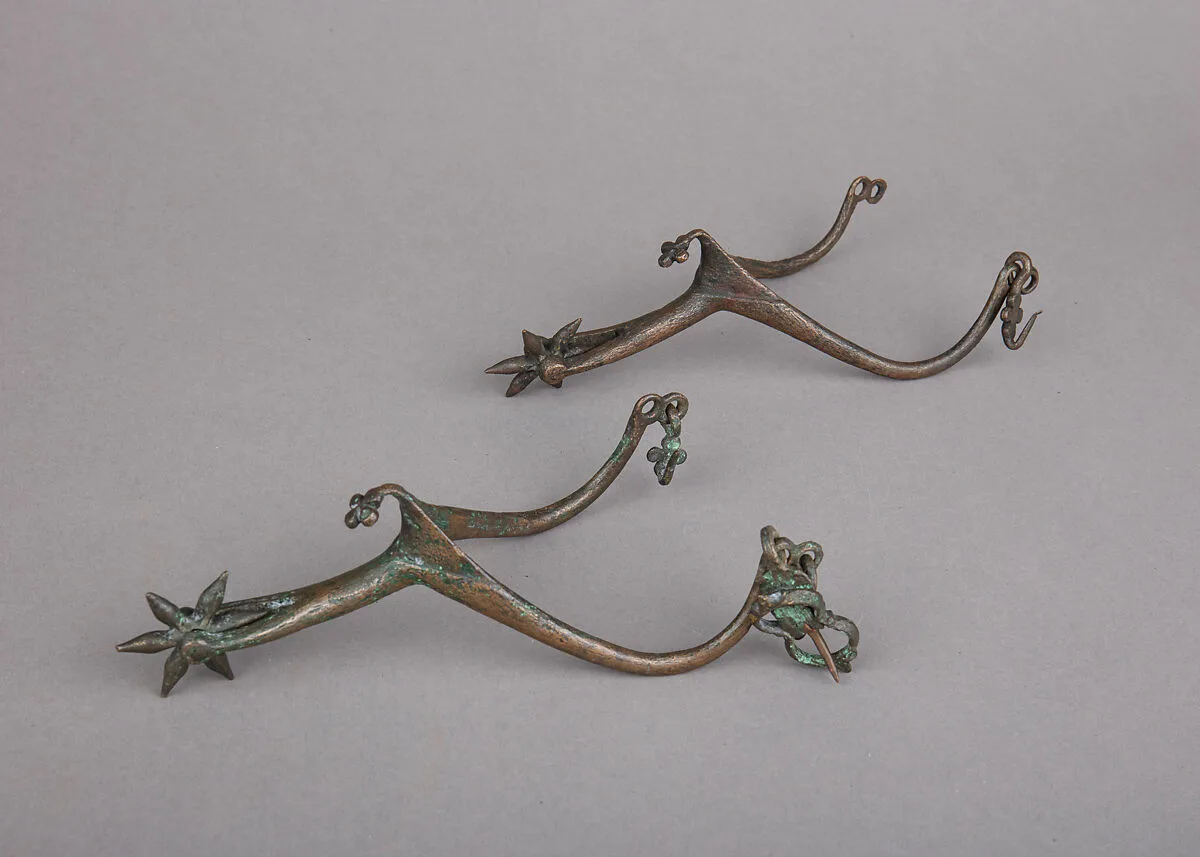 Pair of Rowel Spurs — Unknown