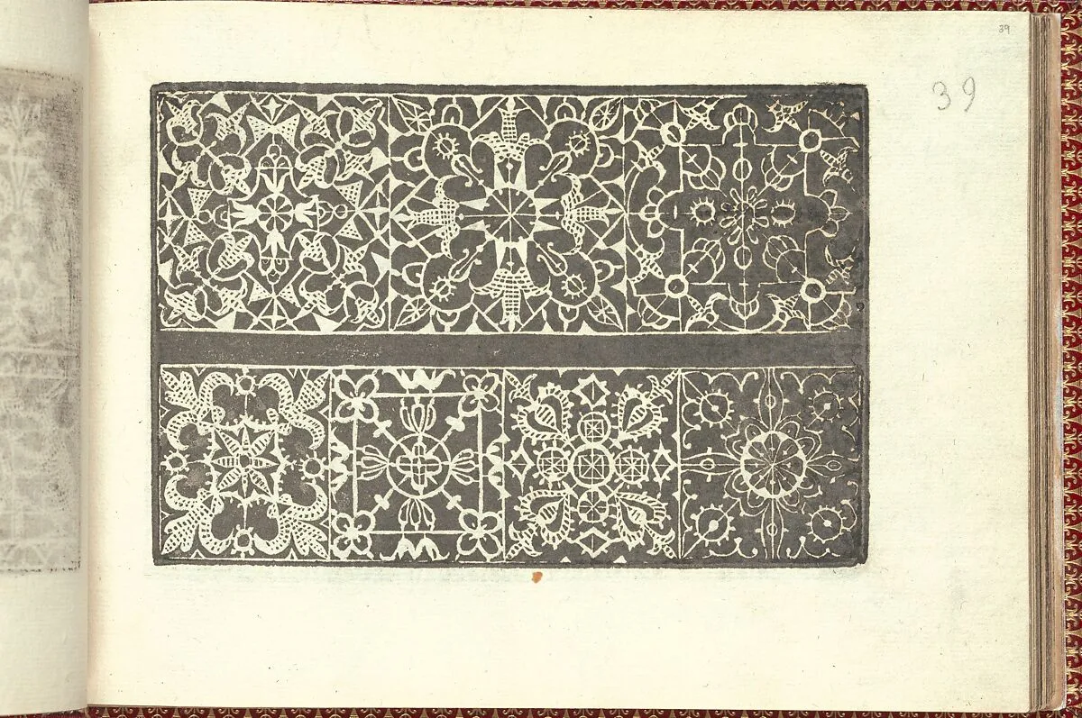 Corona delle Nobili et Virtuose Donne: Libro I-IV, page 39 (recto) — Cesare Vecellio