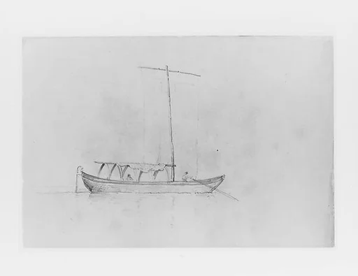 Boat (from Switzerland 1869 Sketchbook)