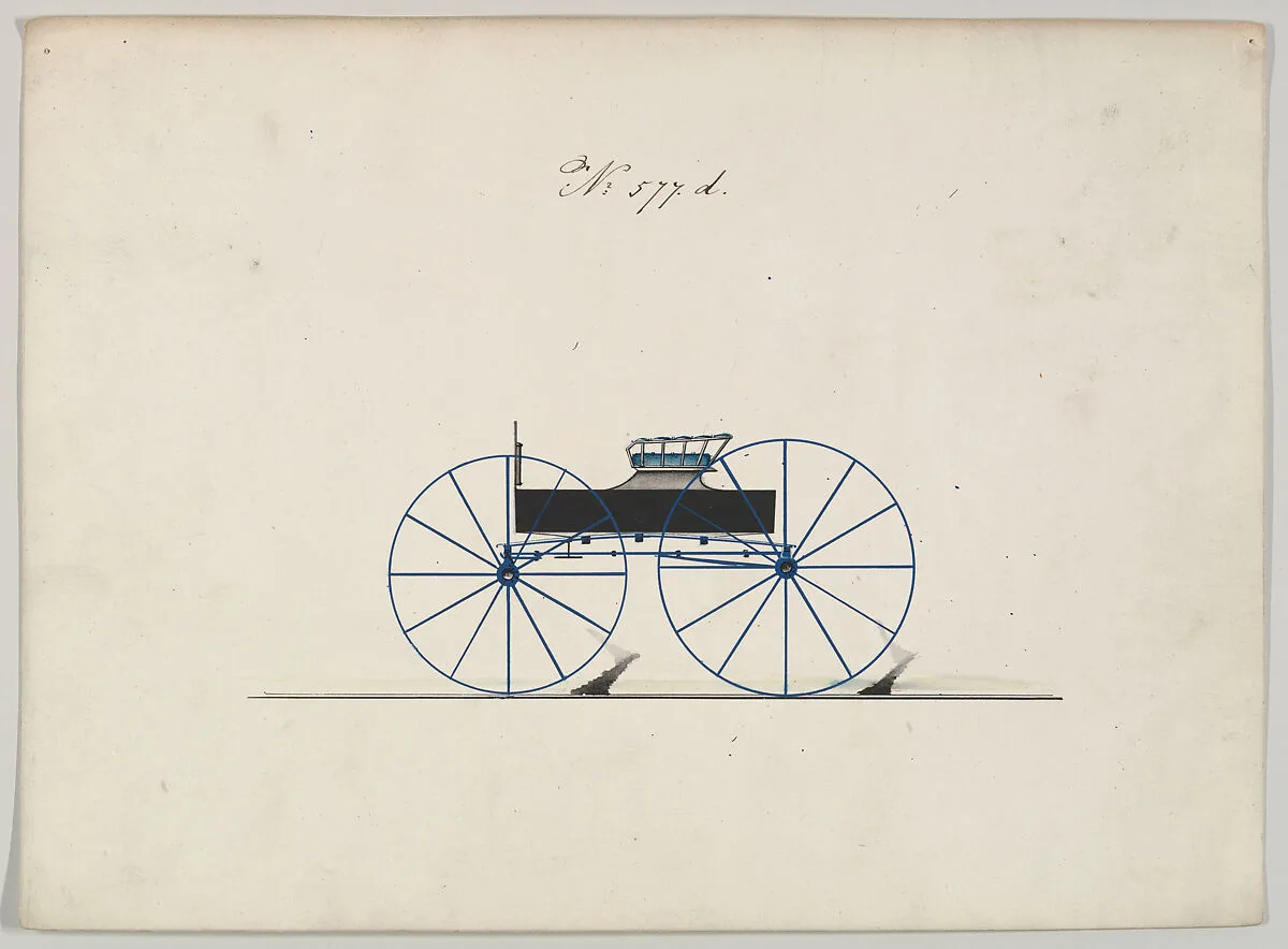 Design for Wagon, no. 577d — Brewster & Co.