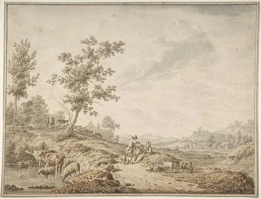 Landscape with Herdsmen and Their Cattle