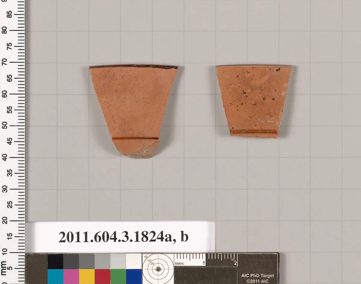 Terracotta rim fragments of kylikes: Lip cup (drinking cup) — Unknown