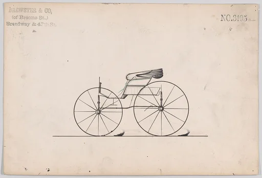Design for Pony Phaeton, no. 3195a