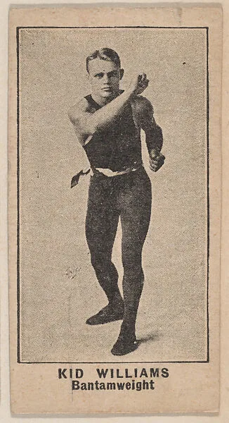 Kid Williams, Bantamweight, from Boxers strip cards (W580) — Unknown