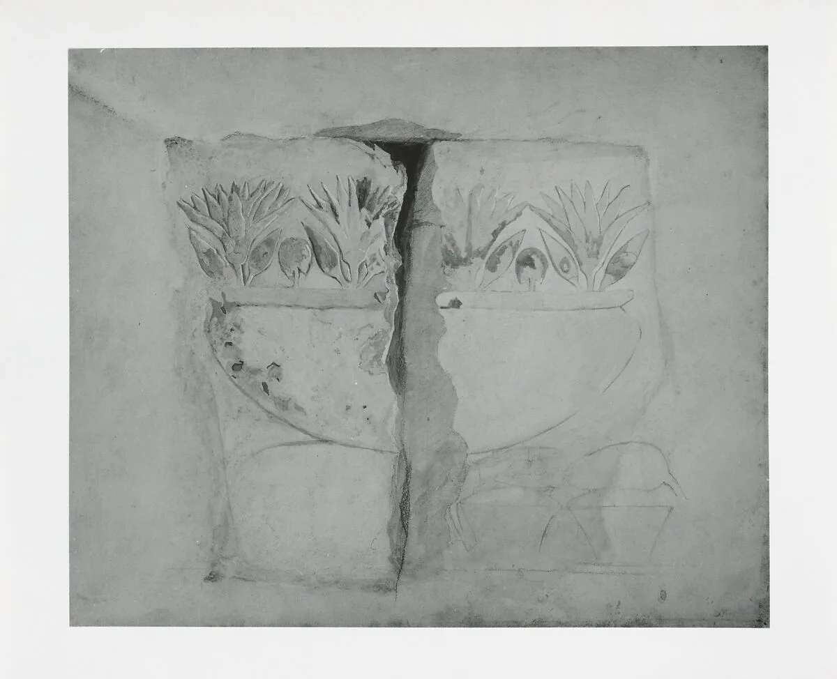 Floral Decoration, Mastaba of Perneb — Unknown Copyist