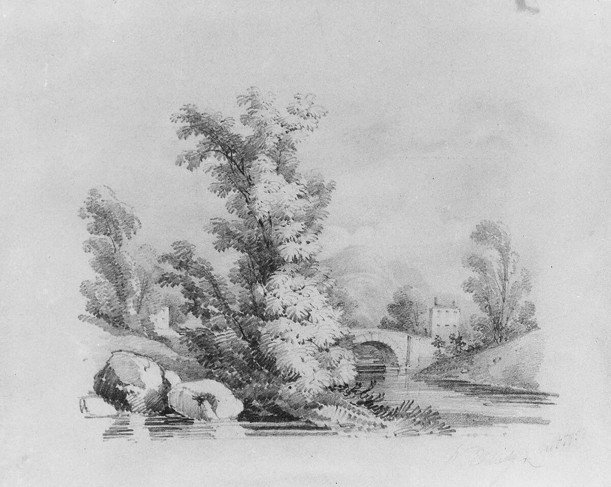 Landscape (from McGuire Scrapbook) — W. Eldridge
