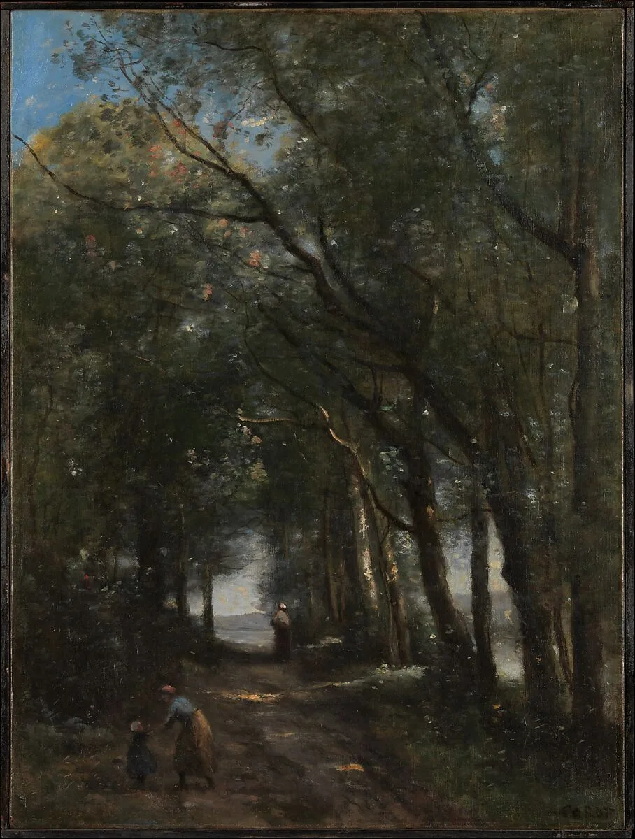 A Lane through the Trees — Camille Corot