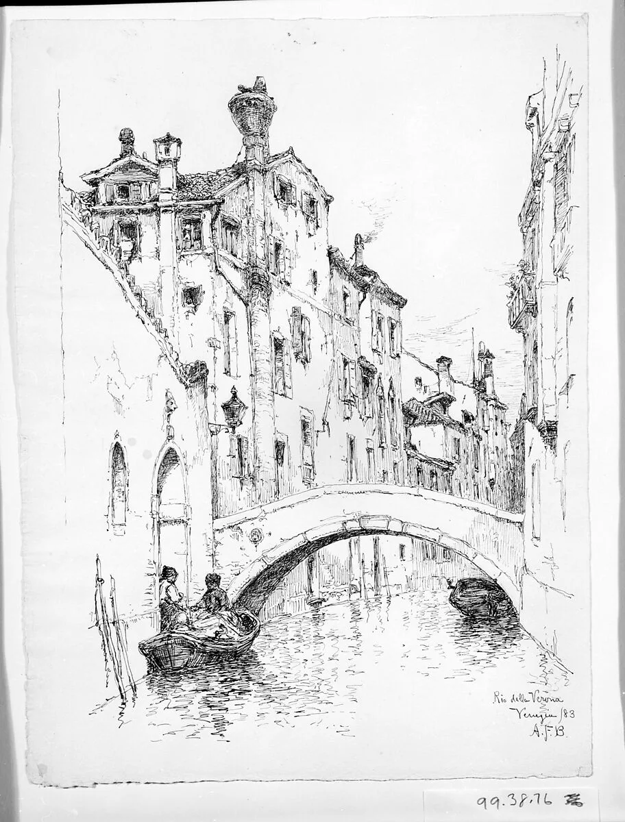 Rio della Verona, Venice — Andrew Fisher Bunner