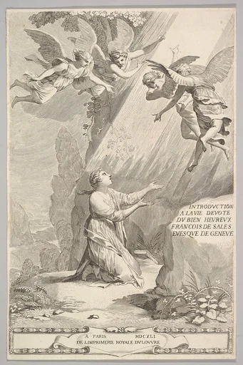 Title page for François de Sales, Introduction à la vie dévote