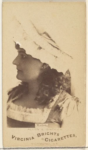 Madon, from the Actors and Actresses series (N45, Type 1) for Virginia Brights Cigarettes