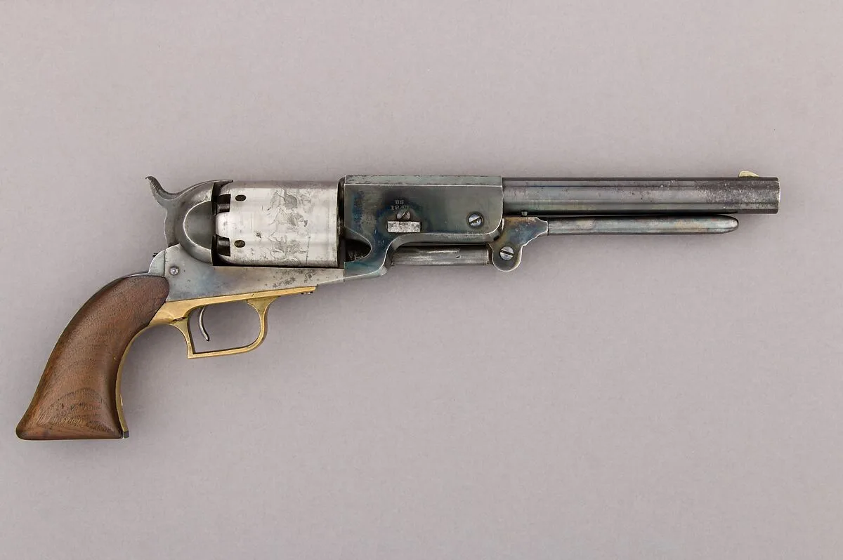 Colt Walker Percussion Revolver, serial no. 1017 — Samuel Colt|Waterman Lilly Ormsby|Captain Samuel Hamilton Walker|Eli Whitney Jr.