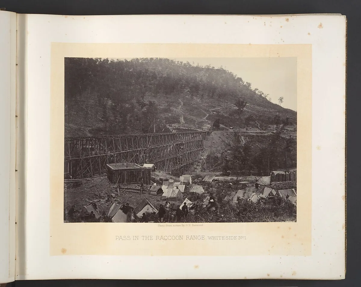Pass in the Racoon Range, Whiteside No. 1 — George N. Barnard