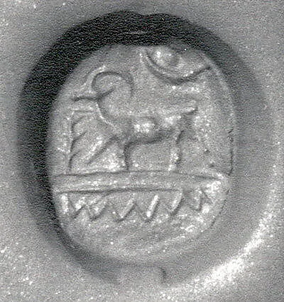 Stamp seal (scaraboid) with animal — Unknown