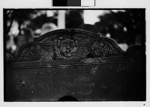[Five 35mm Film Frames: Gravestone, Southeastern U.S.?]
