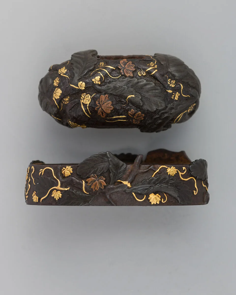Sword-Hilt Collar and Pommel (Fuchigashira) — Unknown