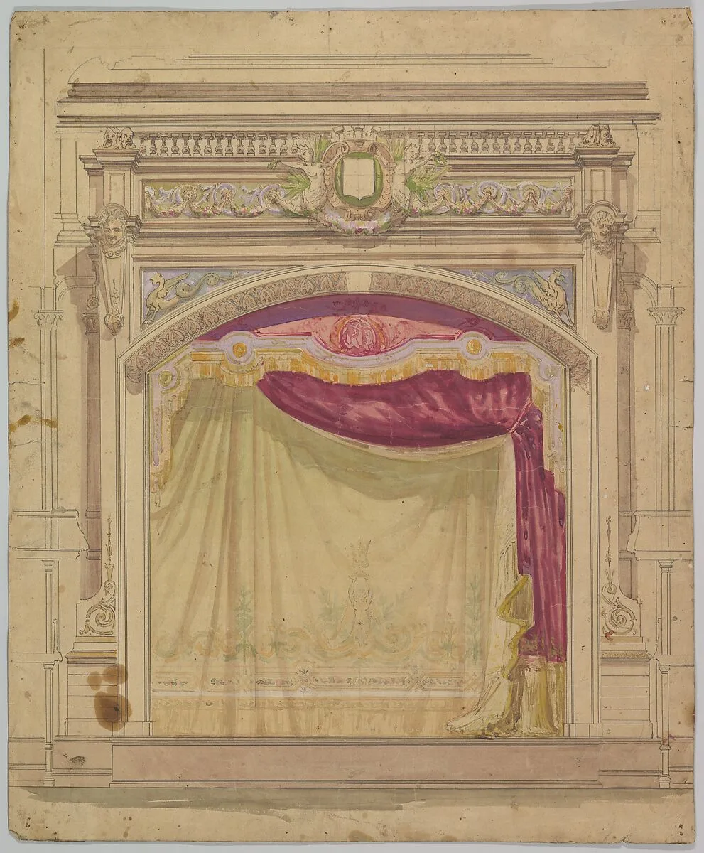 Design for a Stage Set — Eugène Cicéri