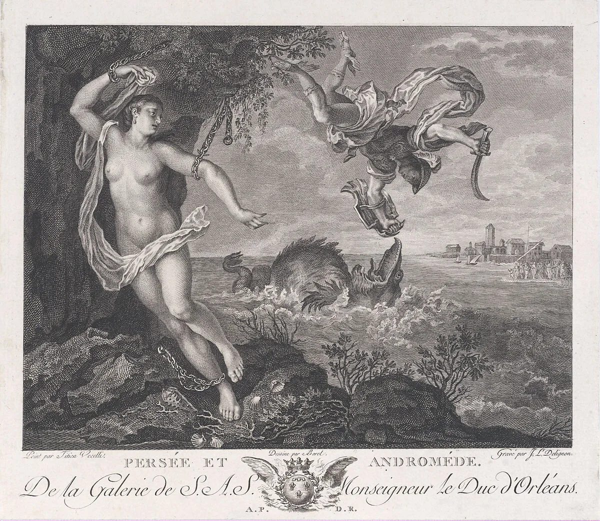 Perseus and Andromeda — Antoine Borel|Jean-Louis Delignon|Titian (Tiziano Vecellio)