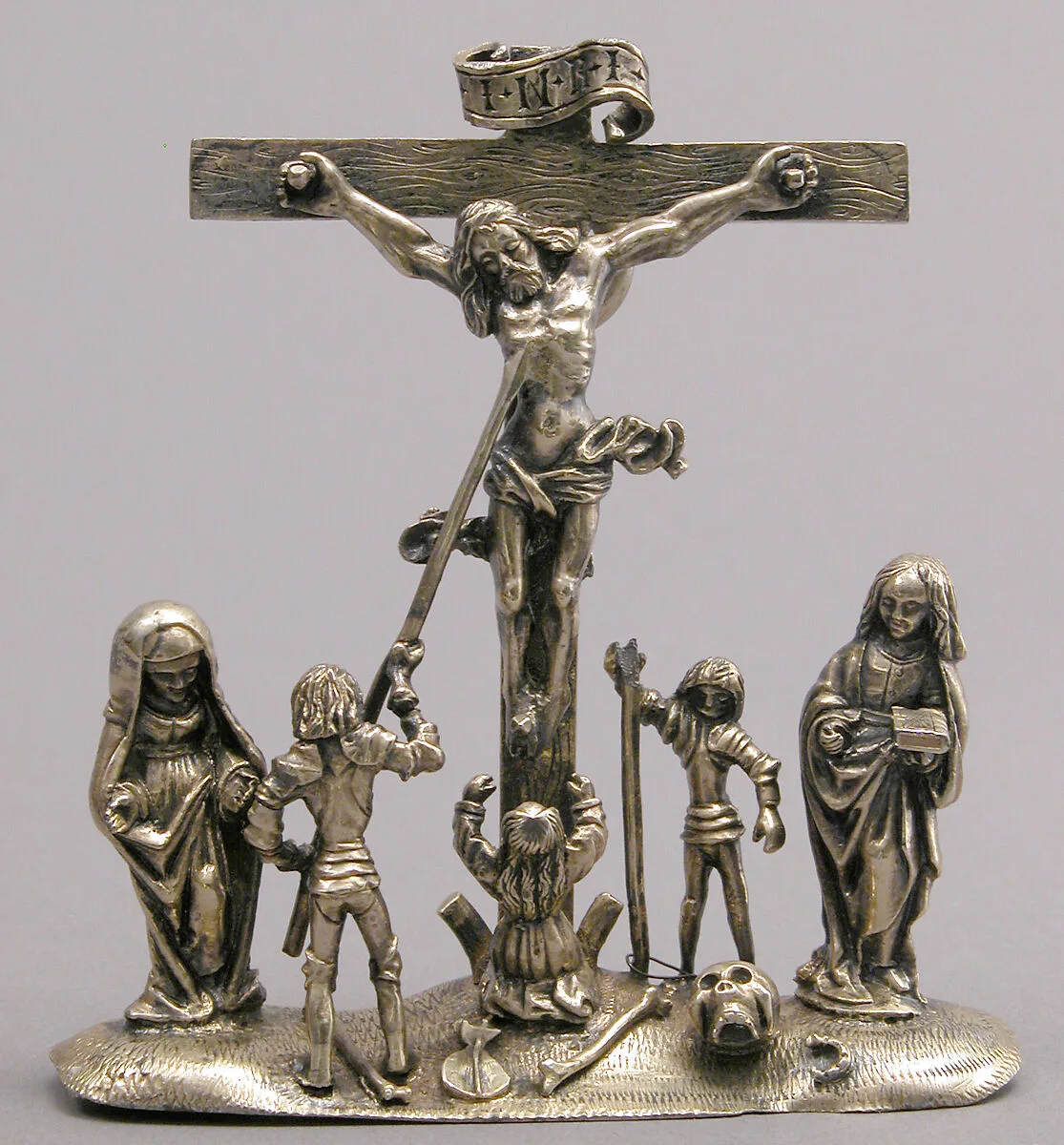 Pendant with the Crucifixion and Attendant Figures — Unknown