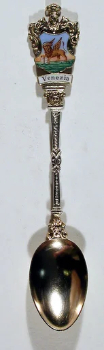 Souvenir spoon with arms of Venice