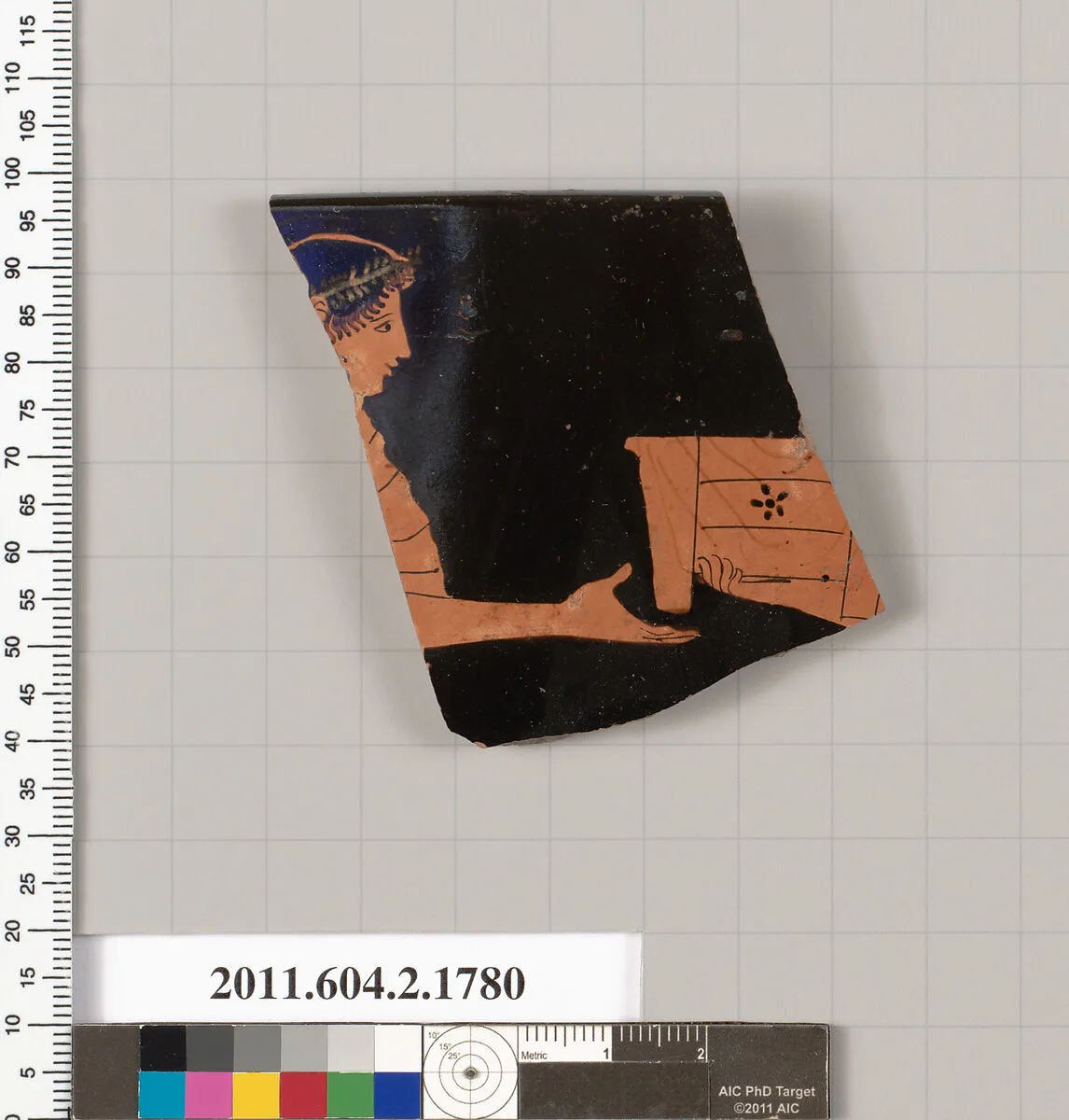 Terracotta rim fragment of a skyphos (deep drinking cup) — Unknown