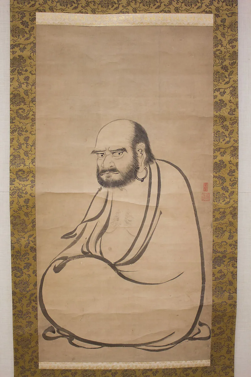 達磨図 (Daruma zu)|Bodhidharma (Daruma) — Kano Sanraku 狩野山楽