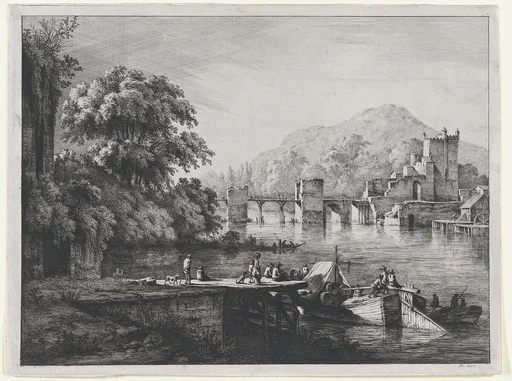 View of the Château de Sainte-Colombe in Dauphiné