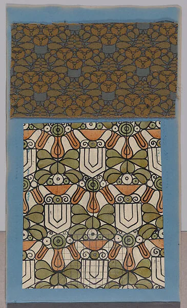 Design for Woven Textile Patterns — Wiener Werkstätte