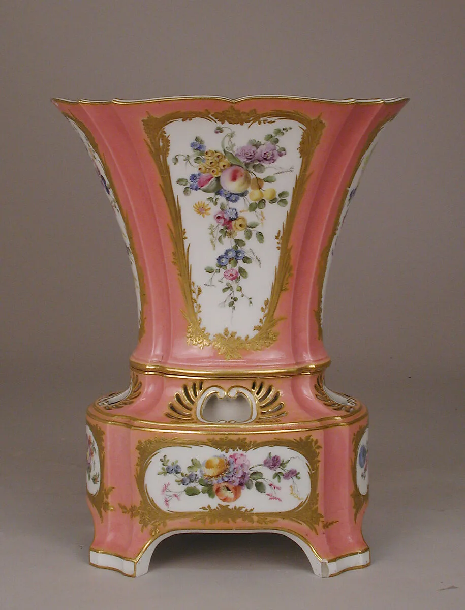 Vase (vase hollandois nouveau ovale) (one of a pair) (part of a set) — Sèvres Manufactory|Jean-Baptiste Noualhier