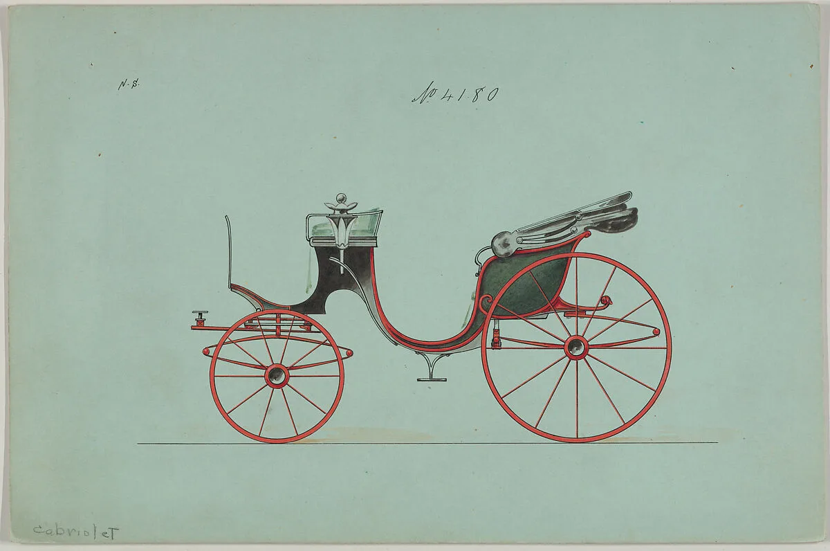 Design for Cabriolet or Victoria, no. 4180 — Brewster & Co.|Herman Stahmer