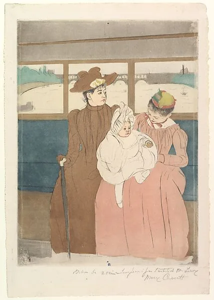 In the Omnibus — Mary Cassatt