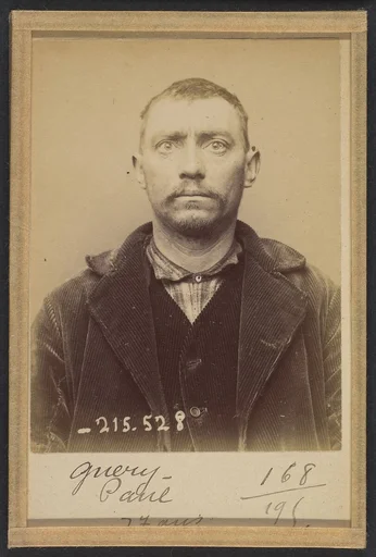 Guéry. Paul, Alphonse. 37 ans, né le 30/6/56 à Laversine (Aisne). Journalier. Anarchiste. 12/3/94. 