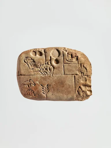 Cuneiform tablet: administrative account concerning the distribution of barley and emmer