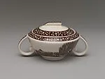 Our America sugar bowl — Gale Turnbull|Rockwell Kent|Vernon Kilns